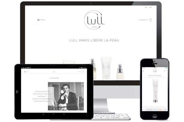 lull paris - cosmétique site ecommerce